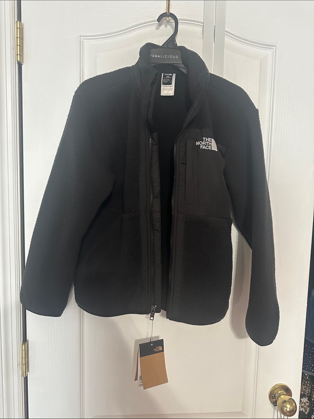The North Face Black Fleece Zip-Up Jacket